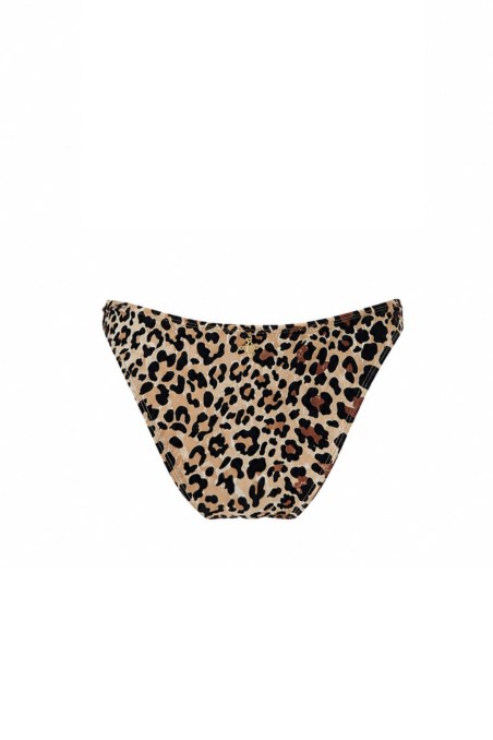 LEOPARD PRINTED BIKINI BOTTOM WITH METAL ACCESSORY-26802101-311