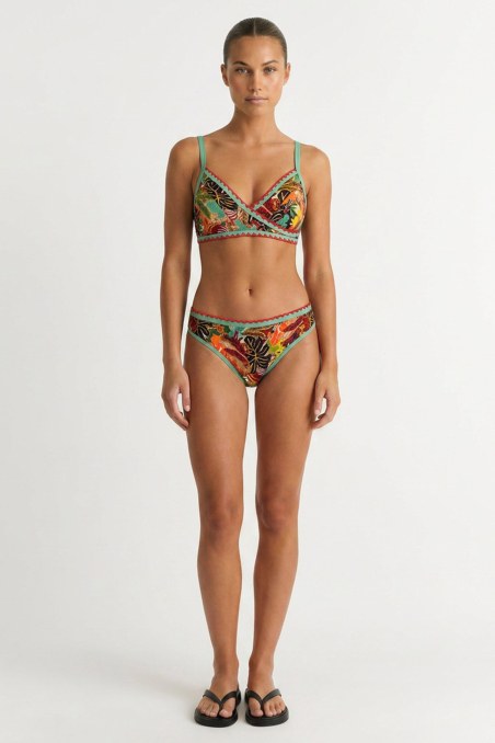 FLORAL PRINTED HIPSTER SWIMWEAR BIKINI BRIEF-26802115-847