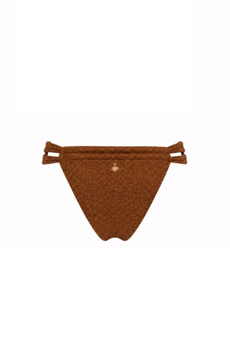 ANIMAL PRINTED BRAZILIAN BIKINI BOTTOM WITH DOUBLE STRAPS-26802120-615