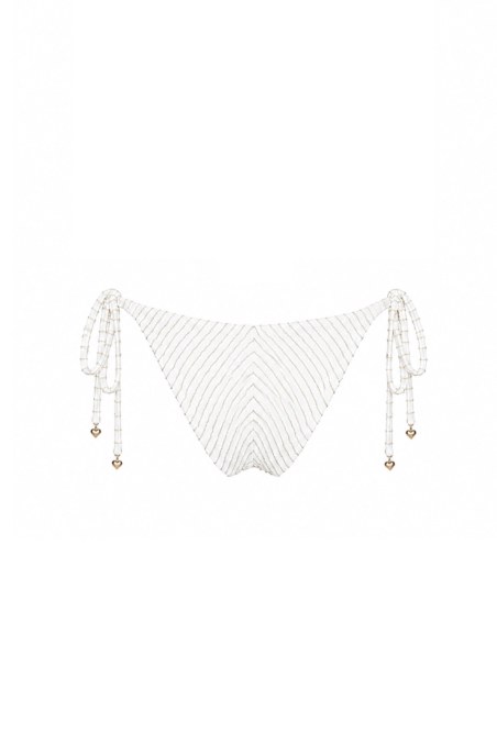 STRIPED BRAZILIAN BIKINI BOTTOM WITH GOLD THREAD DETAIL-26802129-102