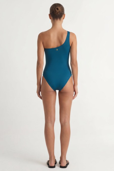 RECYCLED ONE SHOULDER ONEPIECE SWIMSUIT-26804003-414