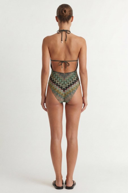 'V' PLUNGED CROCHET ONEPIECE SWIMSUIT-26804037-908