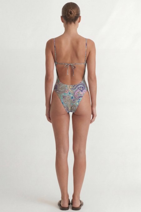 'V' PLUNGED ONEPIECE SWIMSUIT-26804040-937