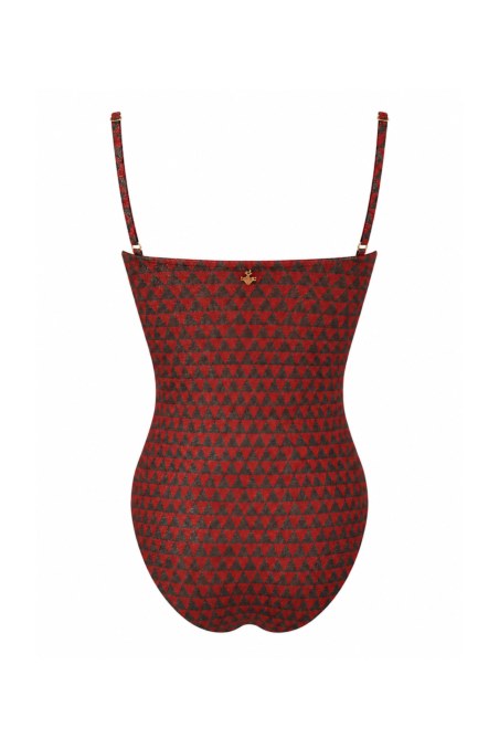 PRINTED ONEPIECE SWIMSUIT WITH ADJUSTABLE STRAPS-26804063-634