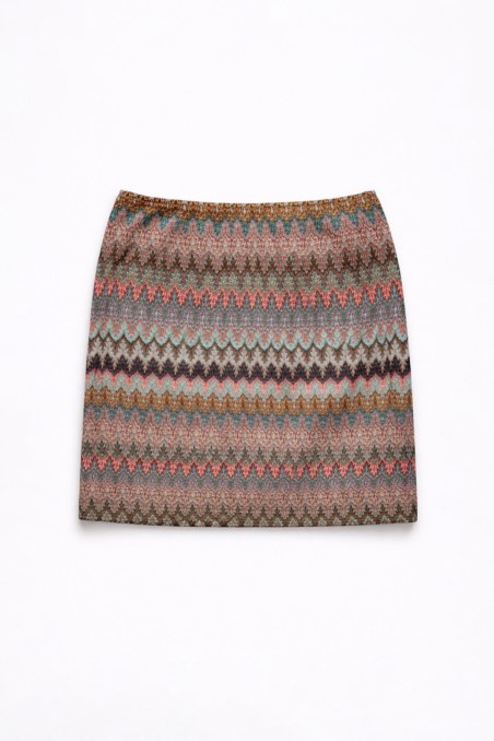 SEMI-SHEER CROCHET WRAP SKIRT-26805037-908