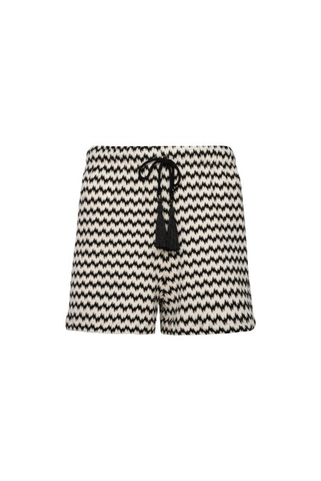 WIDE CROCHET SHORTS-26808025-999