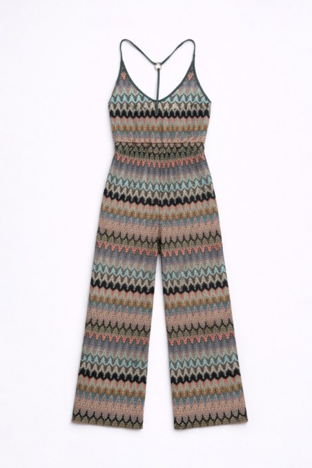 SEMI-SHEER CROCHET LONG JUMPSUIT-26808037-908