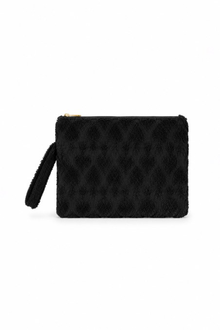 TERRY POUCH/COSMETIC CASE WITH EMBOSSED DESIGNS-26809071-110