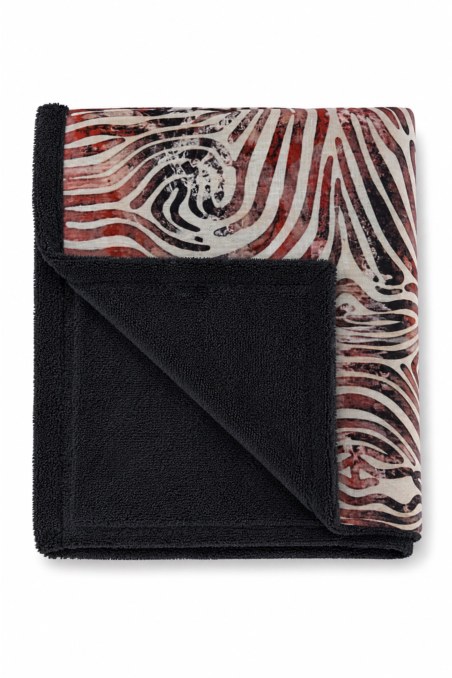 ZEBRA PRINTED COTTON BEACH TOWEL/PAREO-26809088-952