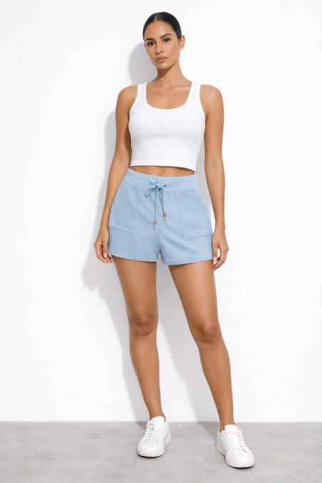 MONOCHROME TERRY SHORTS-26810001-987