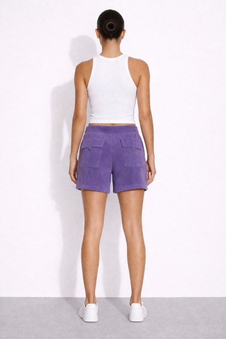 MONOCHROME TERRY BERMUDA-26810002-805