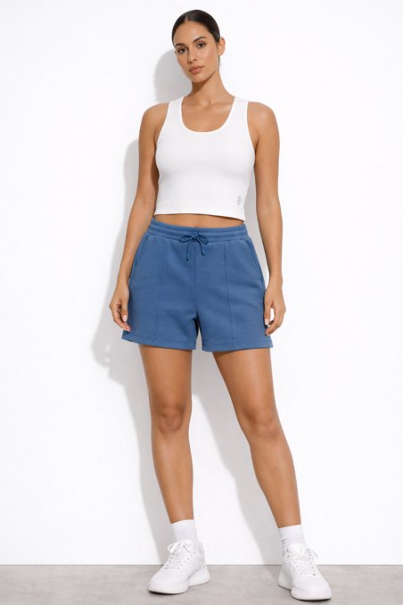 SOFT LIGHT TOUCH HIGH WAISTED BERMUDA WITH OUTER SEAM-26810020-427