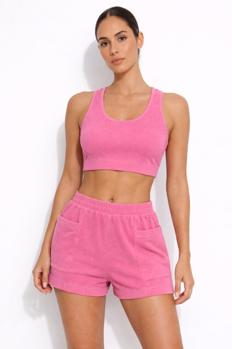 TERRY SHORTS IN LOOSE FIT-26810068-727