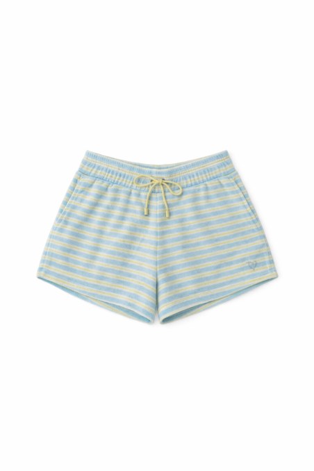 STRIPED TERRY SHORTS-26810072-987