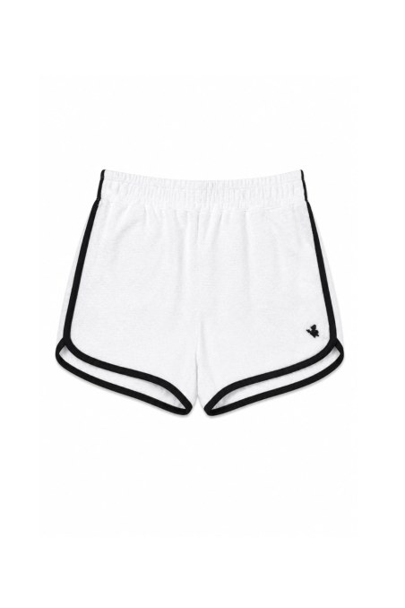 HIGH WAISTED TERRY SHORTS IN SLIM FIT-26810103-102