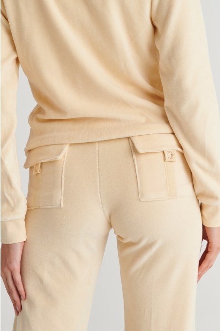FASHION BASIC VELOUR PANTS-26811000-300
