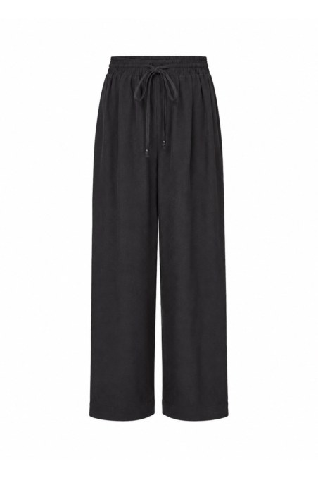 SEMI-SHEER HIGH-WAISTED WIDE LEG PANTS-26811033-110