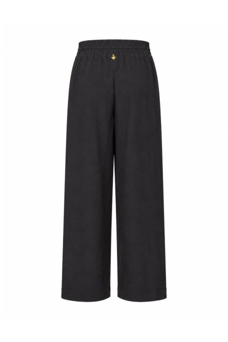 SEMI-SHEER HIGH-WAISTED WIDE LEG PANTS-26811033-110