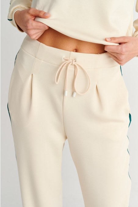 SOFT LIGHT TOUCH CUFFED PANTS WITH WIDE RUBBER-26811041-102