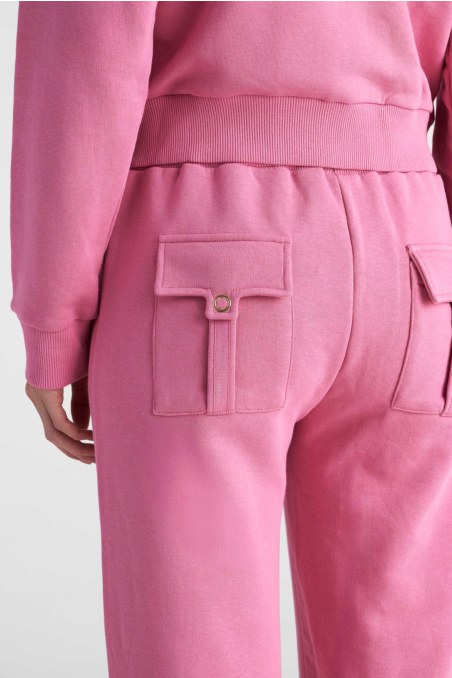COTTON FLARED PANTS-26811063-720