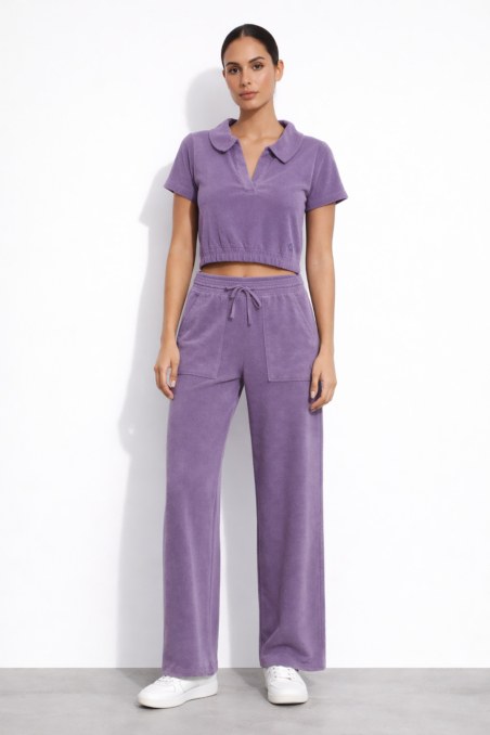 ΨΗΛΟΜΕΣΟ WIDE LEG ΠΕΤΣΕΤΕ ΠΑΝΤΕΛΟΝΙ-26811066-805