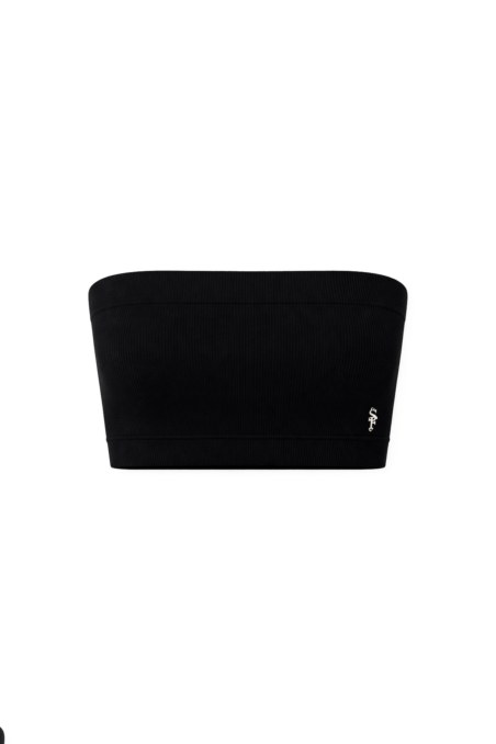 STRAPLESS MONOCHROME SEAMLESS CROPPED TOP-26812026-110