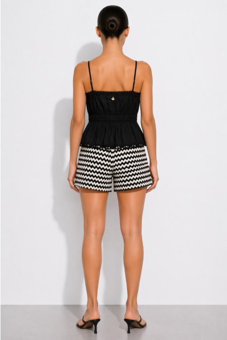 MONOCHROME BRODERIE TOP-26812032-110