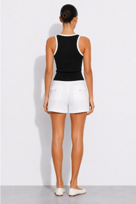 SLEEVELESS RACERBACK RIBBED CROP TOP-26812046-110