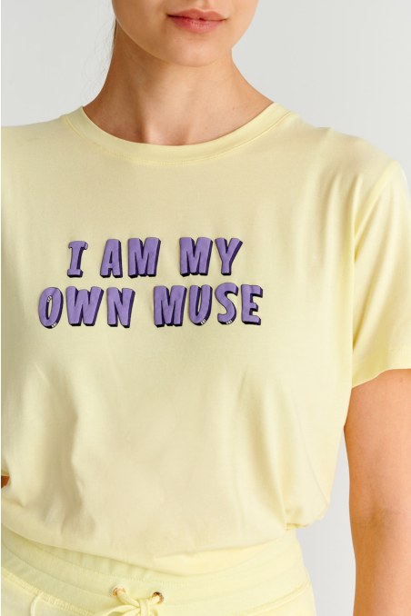 PRINTED COTTON T-SHIRT-26812056-506
