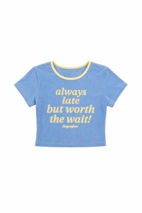 EMBOSSED PRINT TERRY T-SHIRT-26812071-987