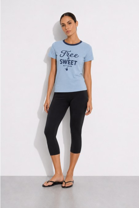 PRINTED COTTON T-SHIRT-26812086-421