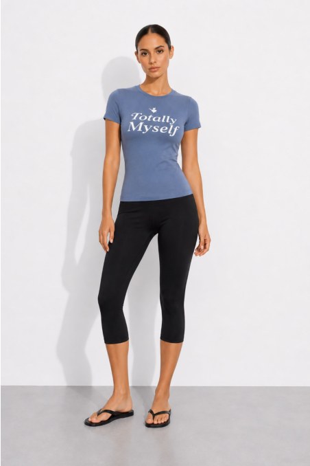 PRINTED COTTON T-SHIRT IN SLIM FIT-26812095-427