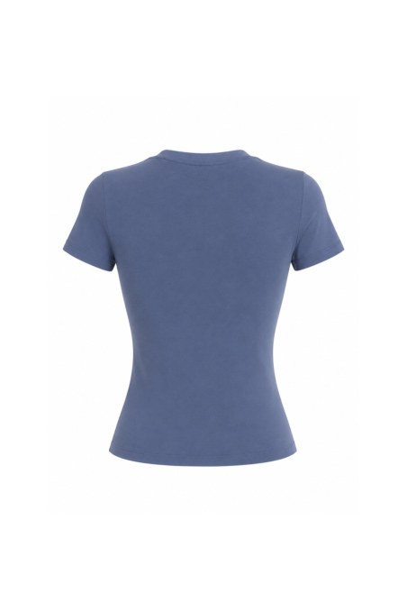 PRINTED COTTON T-SHIRT IN SLIM FIT-26812095-427