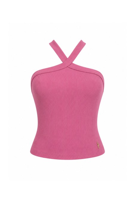 ΡΙΜΠ ΜΠΛΟΥΖΑ ΜΕ ΛΑΙΜΟΚΟΨΗ HALTER-26812099-727