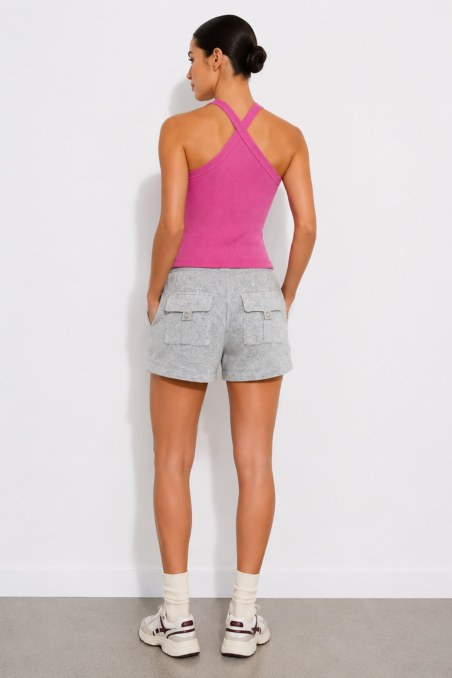 RIBBED HALTERNECK TOP-26812099-727