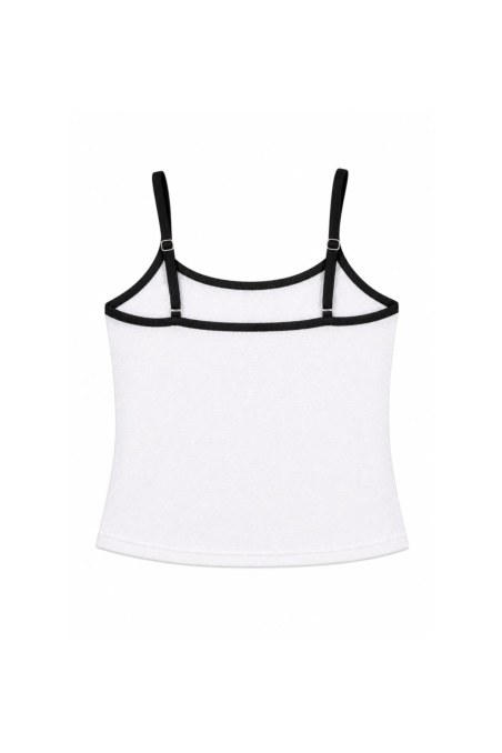 TERRY CROP TOP WITH THIN ADJUSTABLE STRAPS-26812103-102