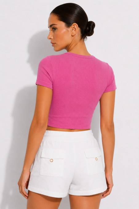 COTTON RIBBED CROP TOP WITH SCOOP NECKLINE-26812106-727