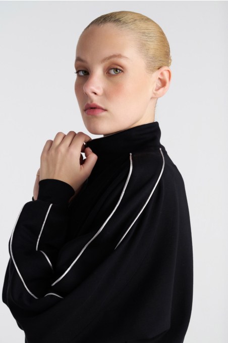CONTRAST PIPING SOFT LIGHT TOUCH JACKET-26813043-110