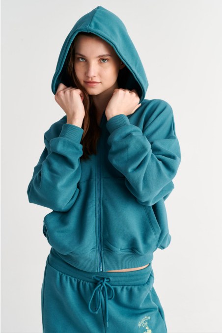 COTTON JACKET WITH EMBROIDERED DETAIL ON THE BACK-26813061-414