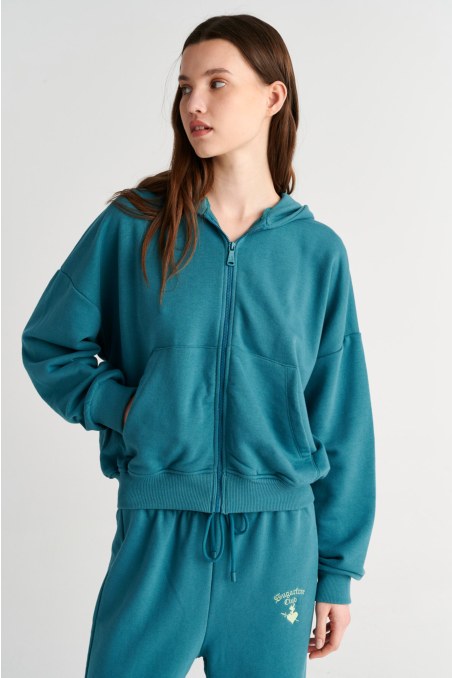 COTTON JACKET WITH EMBROIDERED DETAIL ON THE BACK-26813061-414