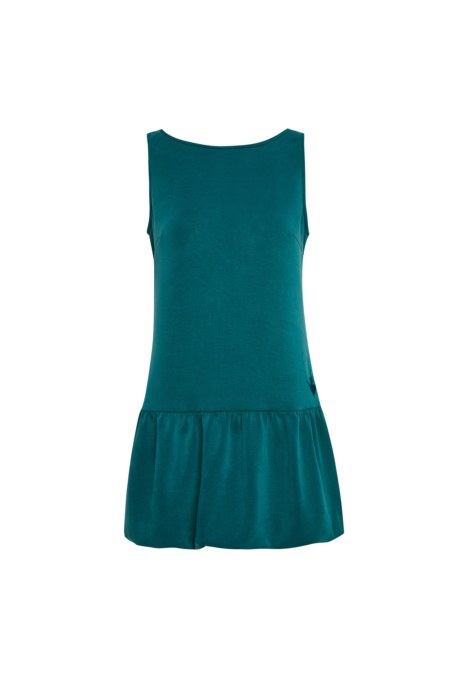 BALLOON SOFT LIGHT TOUCH MINI DRESS WITH SCOOP NECKLINE-26814040-403