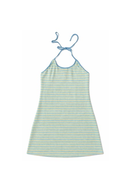 STRIPED TERRY MINI DRESS-26814072-987