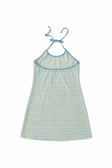 STRIPED TERRY MINI DRESS-26814072-987