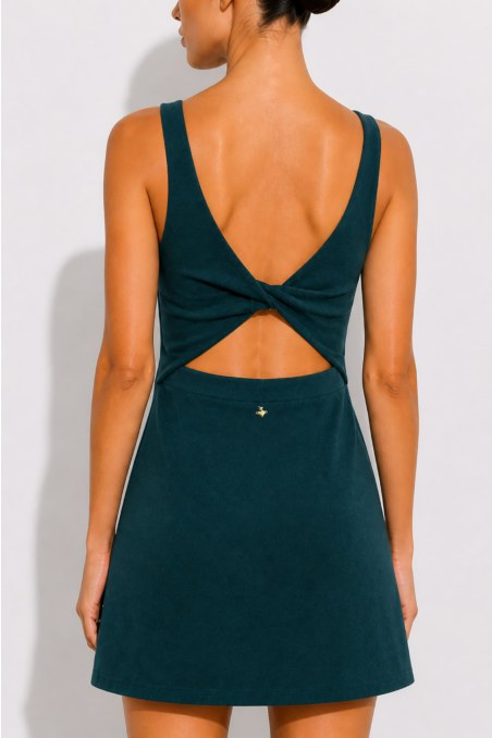 TERRY MINI DRESS WITH OPEN BACK-26814095-414