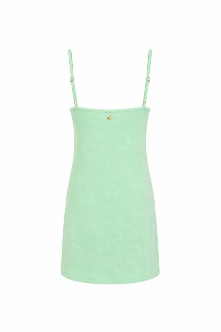 TERRY MINI DRESS WITH THIN ADJUSTABLE STRAPS-26814096-918