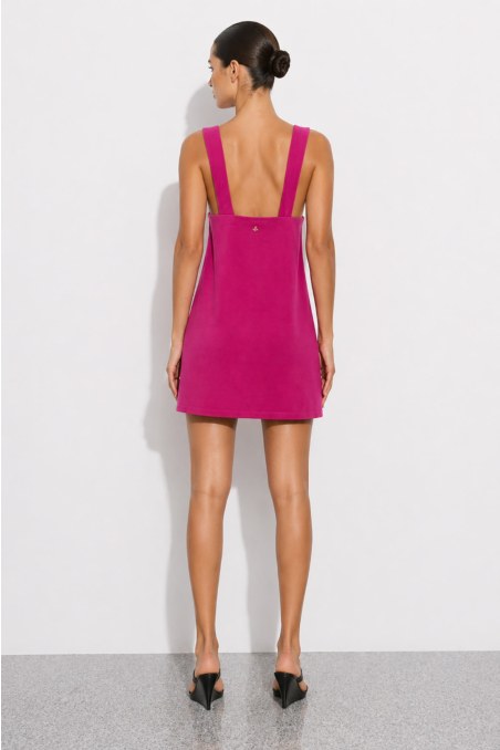 TERRY MINI DRESS WITH STRAPS-26814097-716