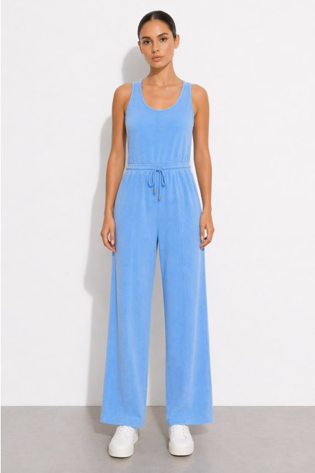 SLEEVELESS TERRY RACERBACK JUMPSUIT-26817066-987