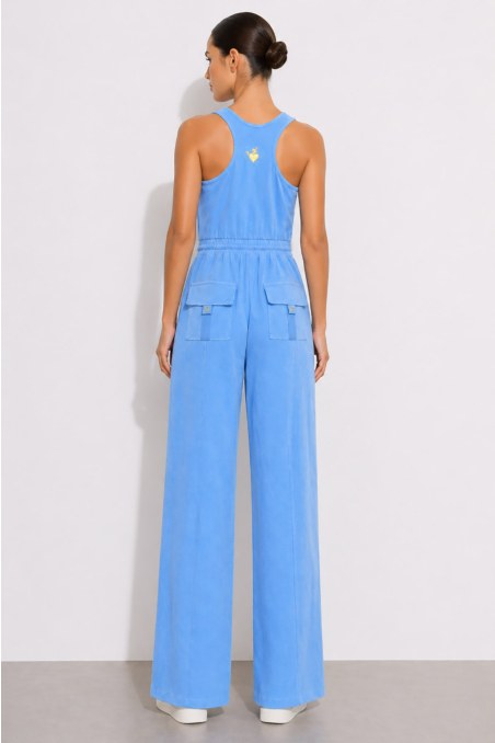 SLEEVELESS TERRY RACERBACK JUMPSUIT-26817066-987