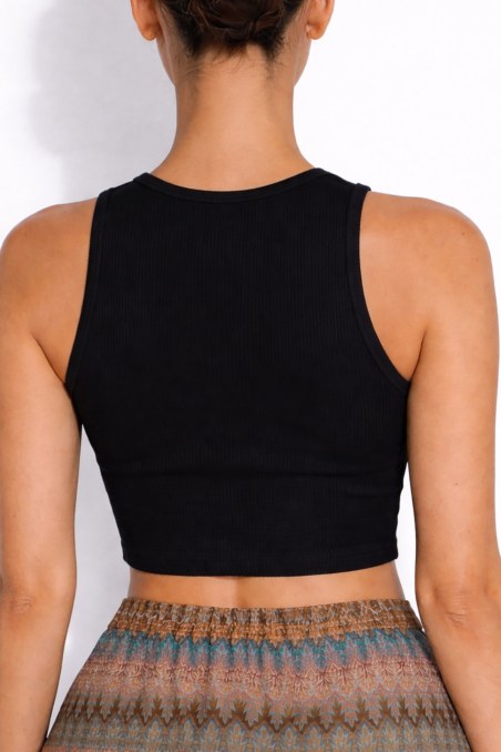 SEAMLESS ΚΟΝΤΟ ΡΙΜΠ ΤΟΠ ΜΕ ΛΑΙΜΟΚΟΨΗ HALTER-26818010-110