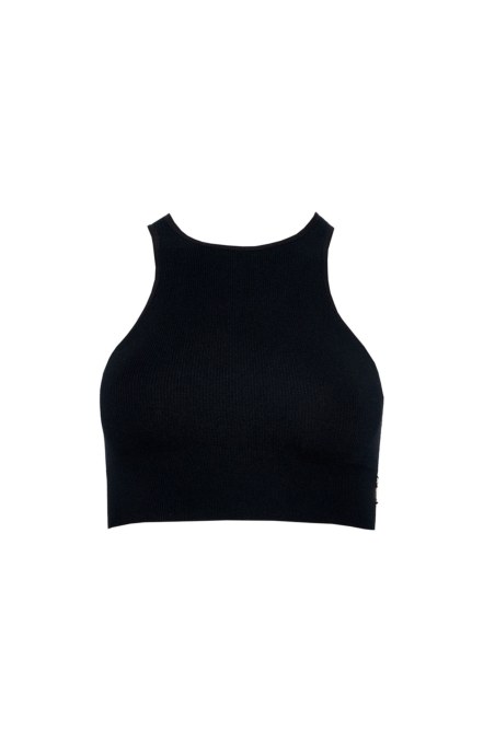 SEAMLESS ΚΟΝΤΟ ΡΙΜΠ ΤΟΠ ΜΕ ΛΑΙΜΟΚΟΨΗ HALTER-26818010-110